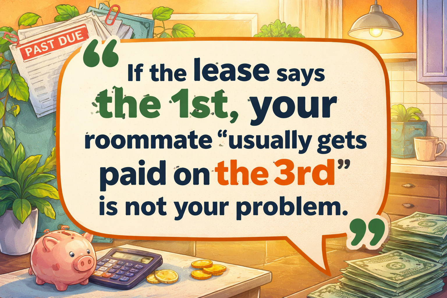 How to handle roommates who pay rent late - Key Insight