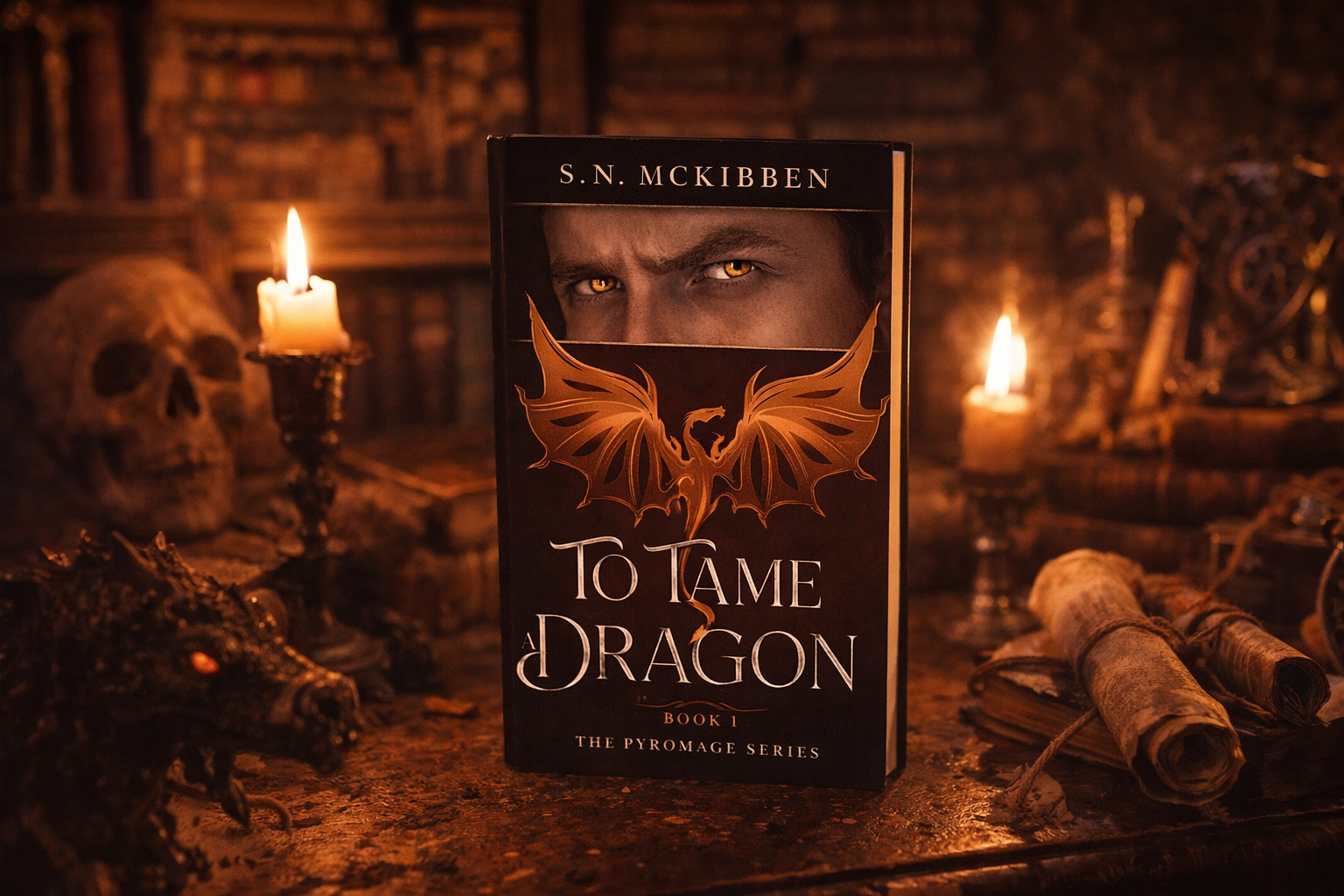 To Tame a Dragon book mockup