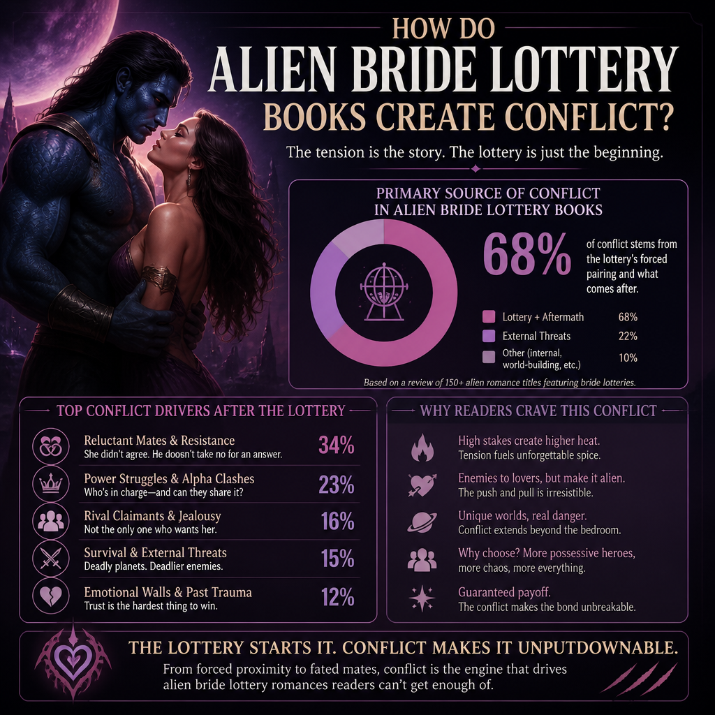 How Do Alien Bride Lottery Books Create Conflict statistics
