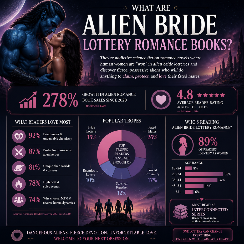 What Are Alien Bride Lottery Romance Books statistics