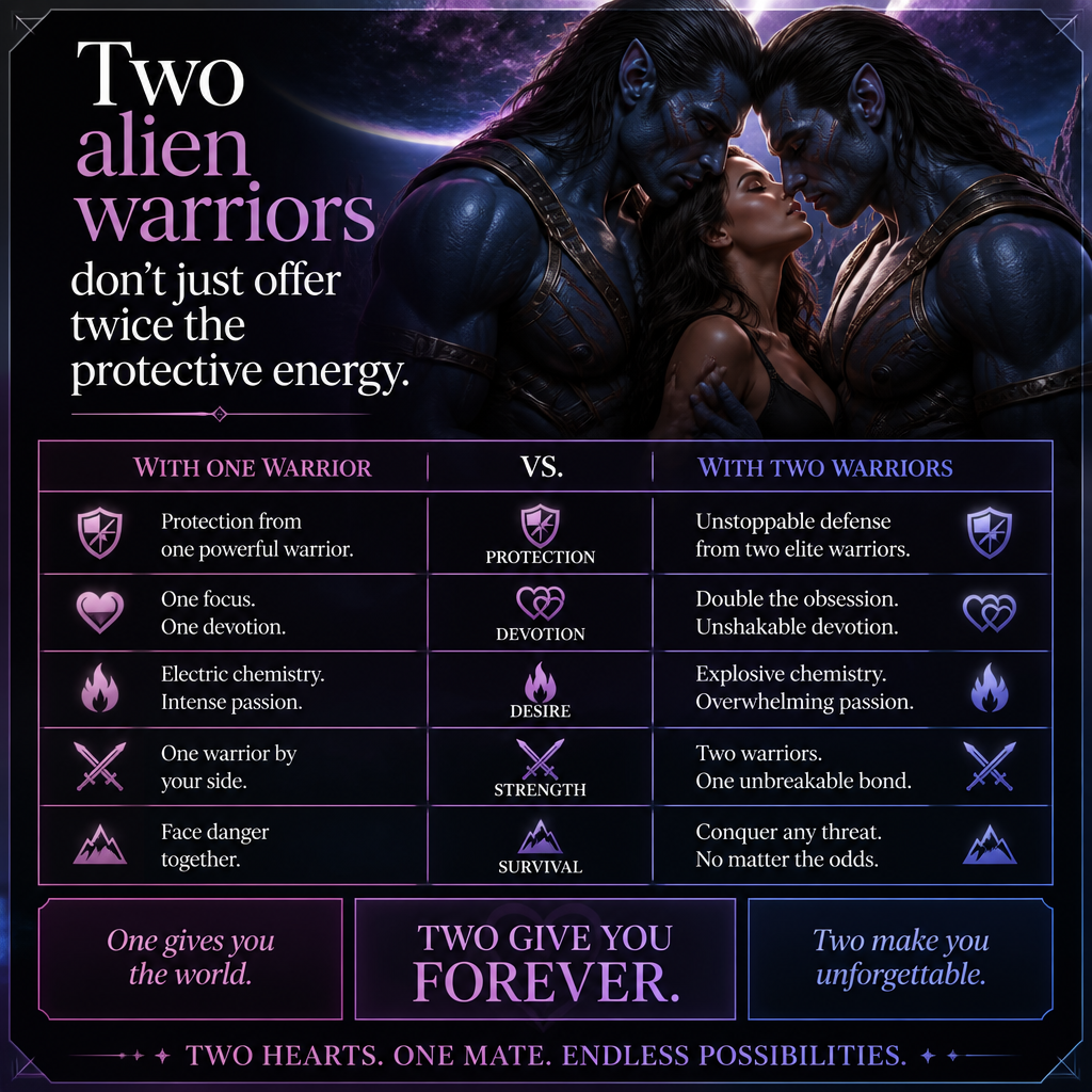 Two alien warriors don’t just offer twice the protective energy.