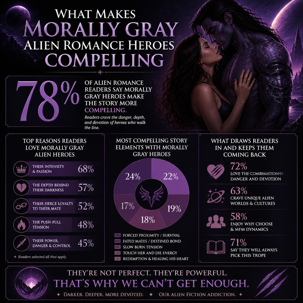 What Makes Morally Gray Alien Romance Heroes Compelling statistics