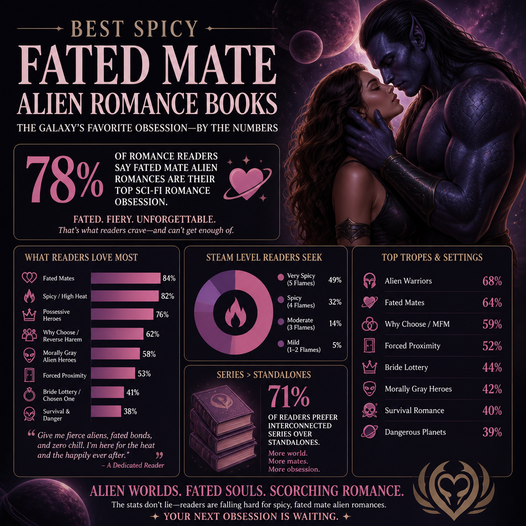 Best Spicy Fated Mate Alien Romance Books statistics