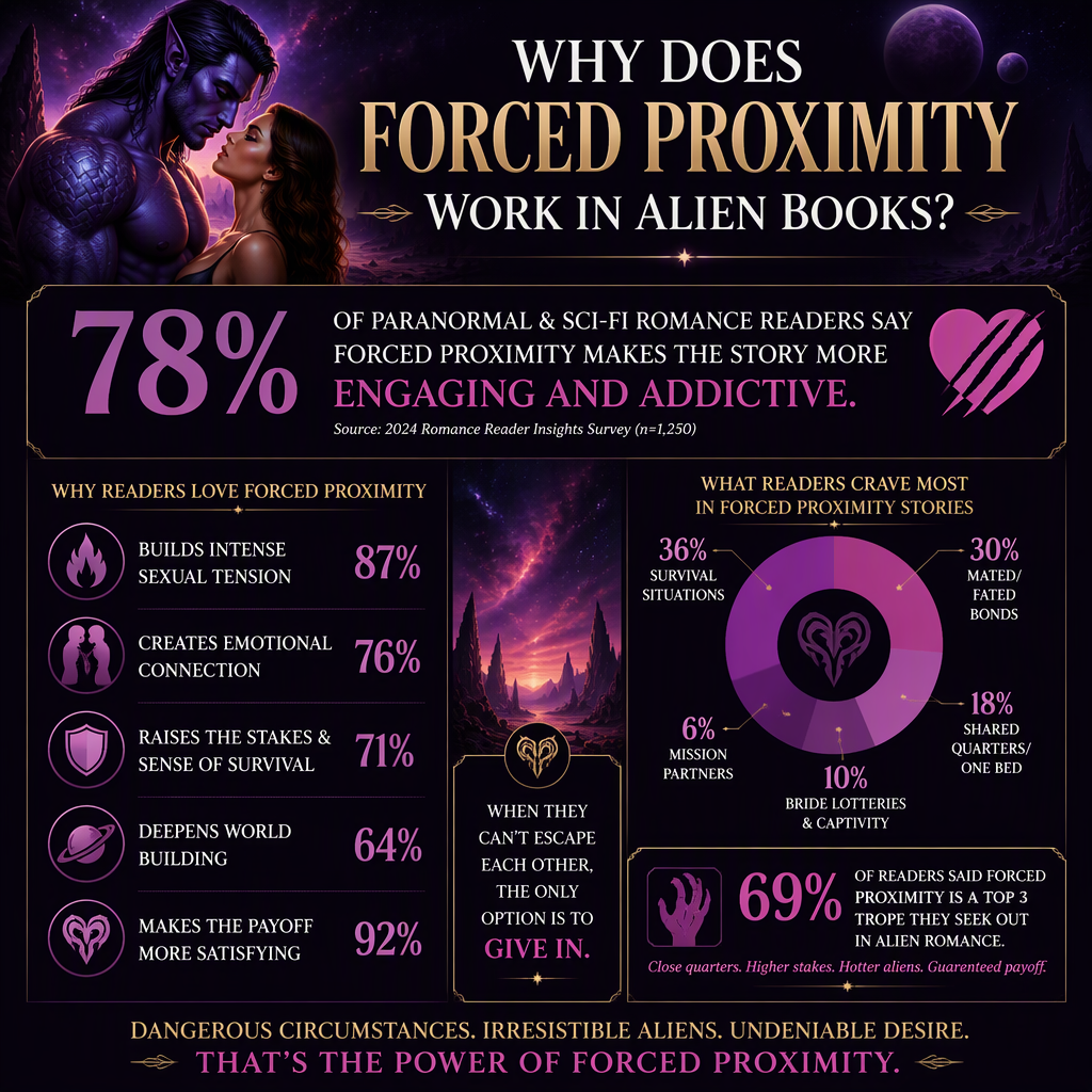 Why Does Forced Proximity Work in Alien Books statistics